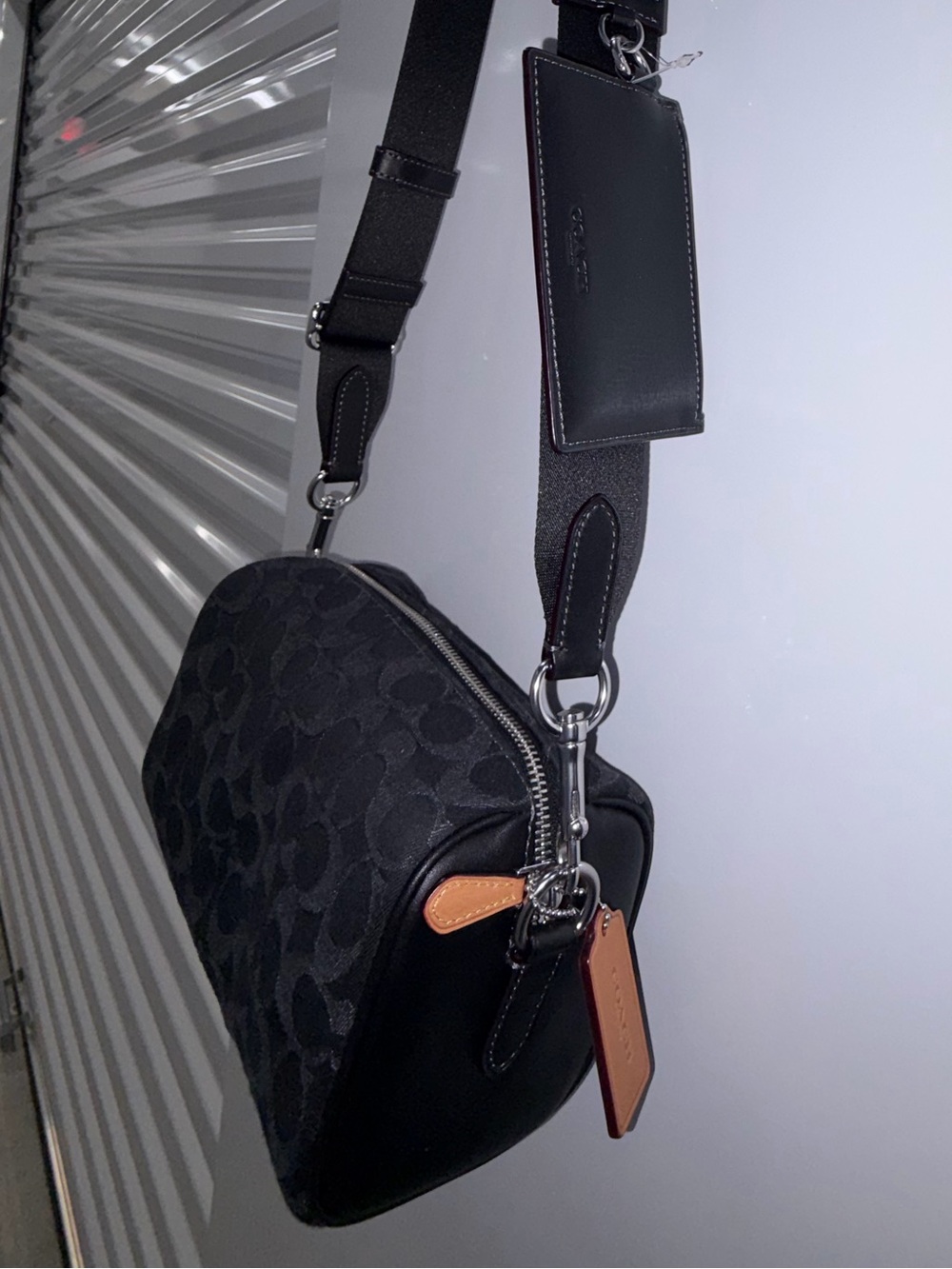 Coach Axel Crossbody In Signature Denim CO945 Black